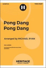 Pong Dang Pong Dang Two-Part choral sheet music cover